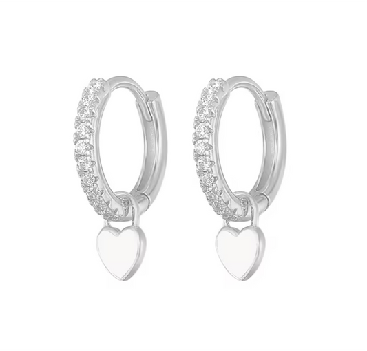 The Simplistic Eternal Love Huggies Earrings