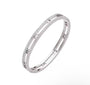 The Silver Roman Numeral Bling Bangle