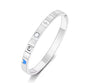 The Silver Retro Spice Girls Wannabe Motif Bangle