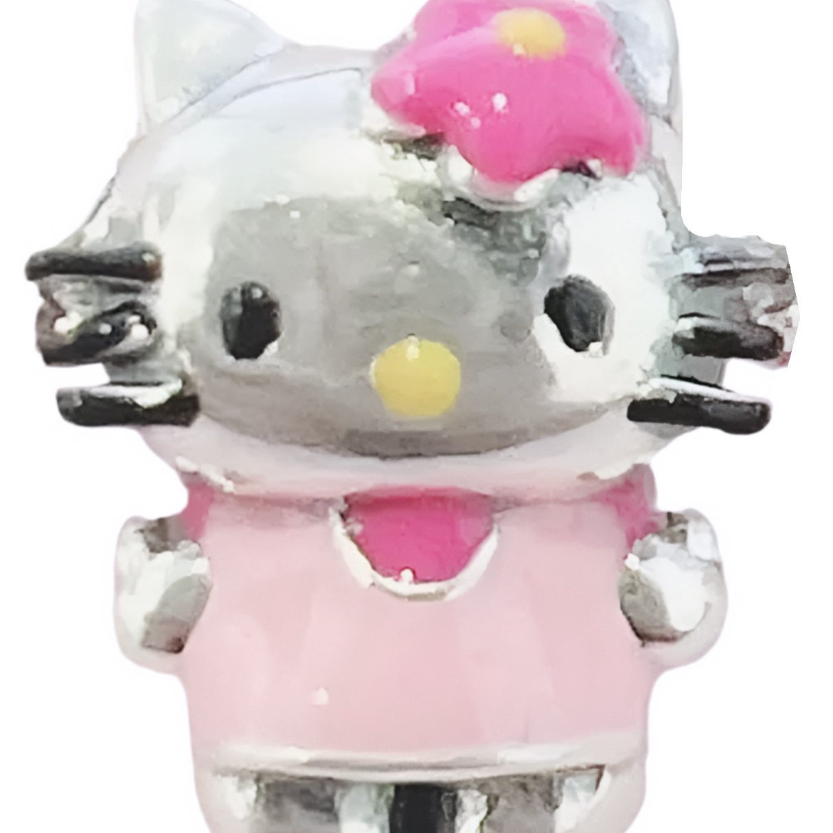 Flower Kitty Charm