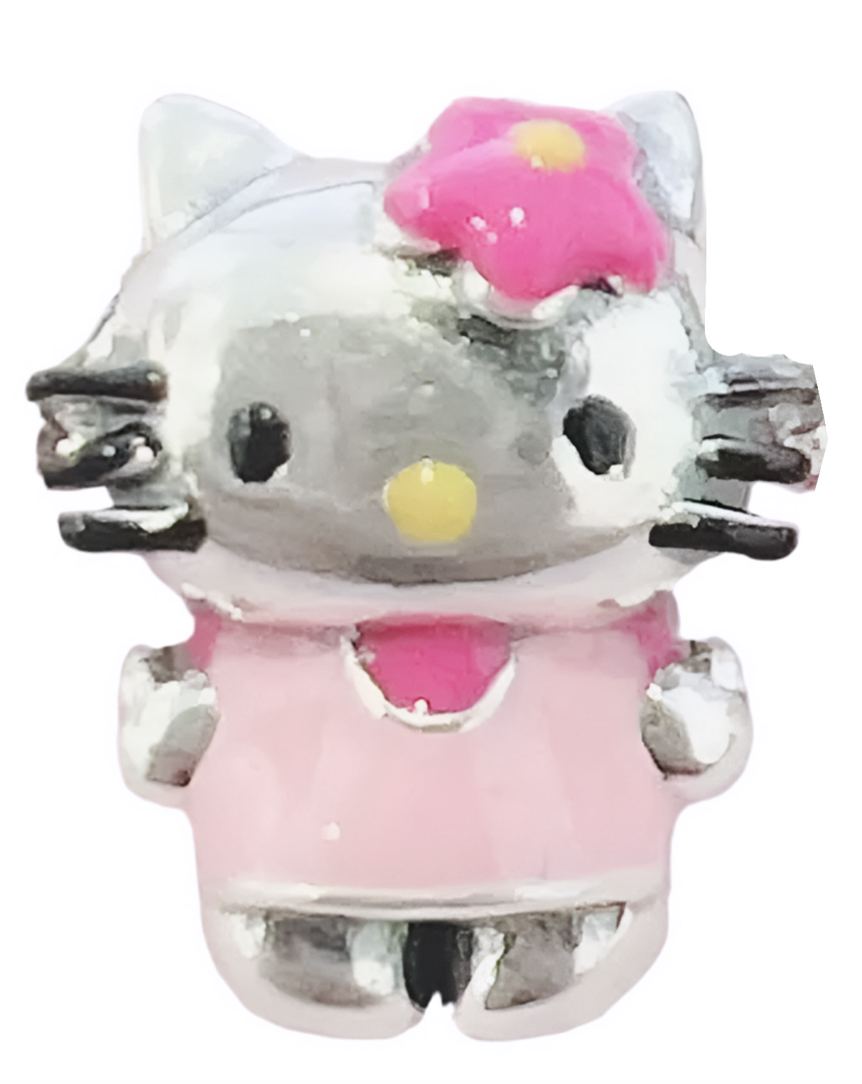 Flower Kitty Charm