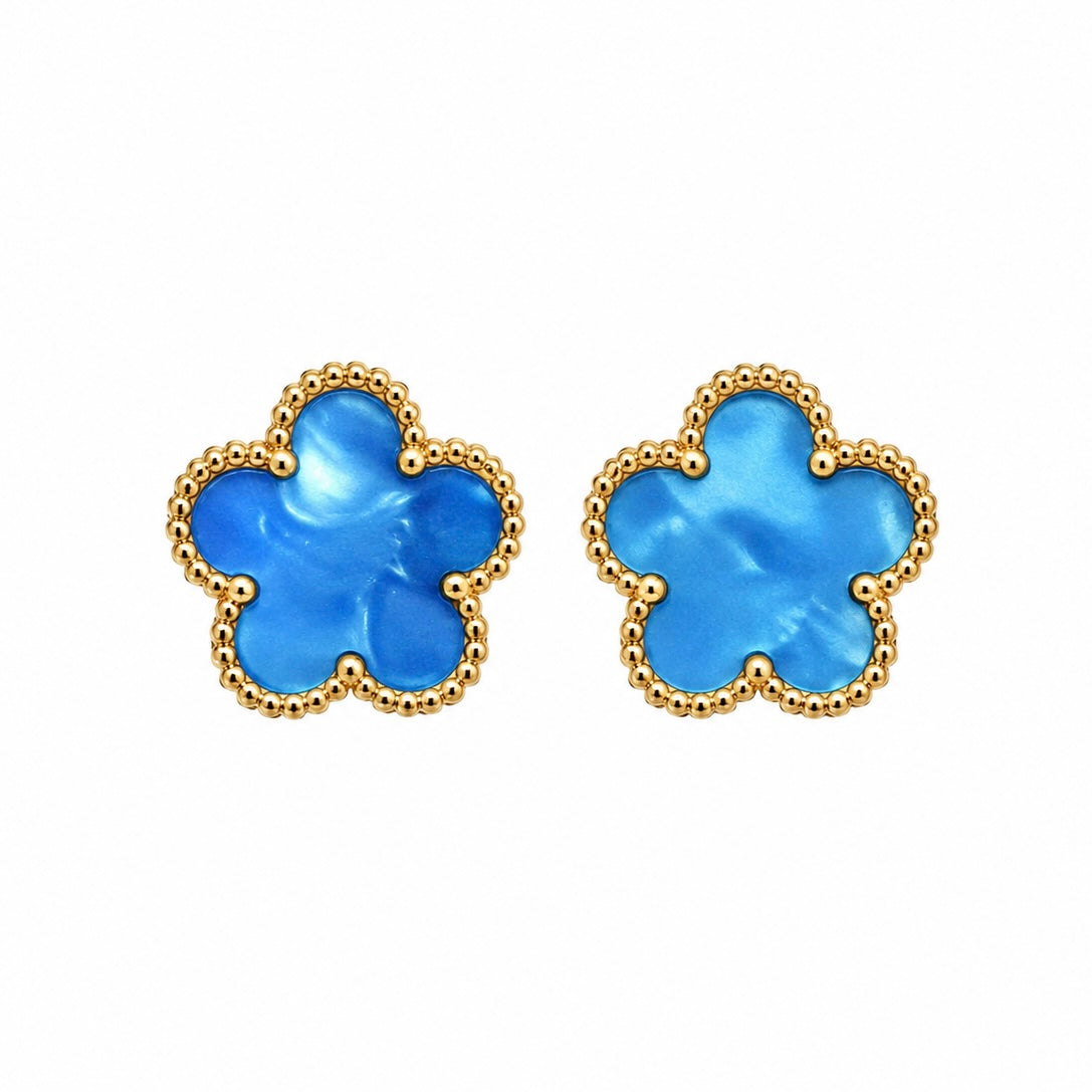 The Gold Amara Clover Studs