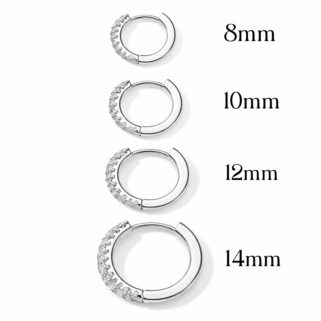 The Elegant Maddison Hoop Earrings