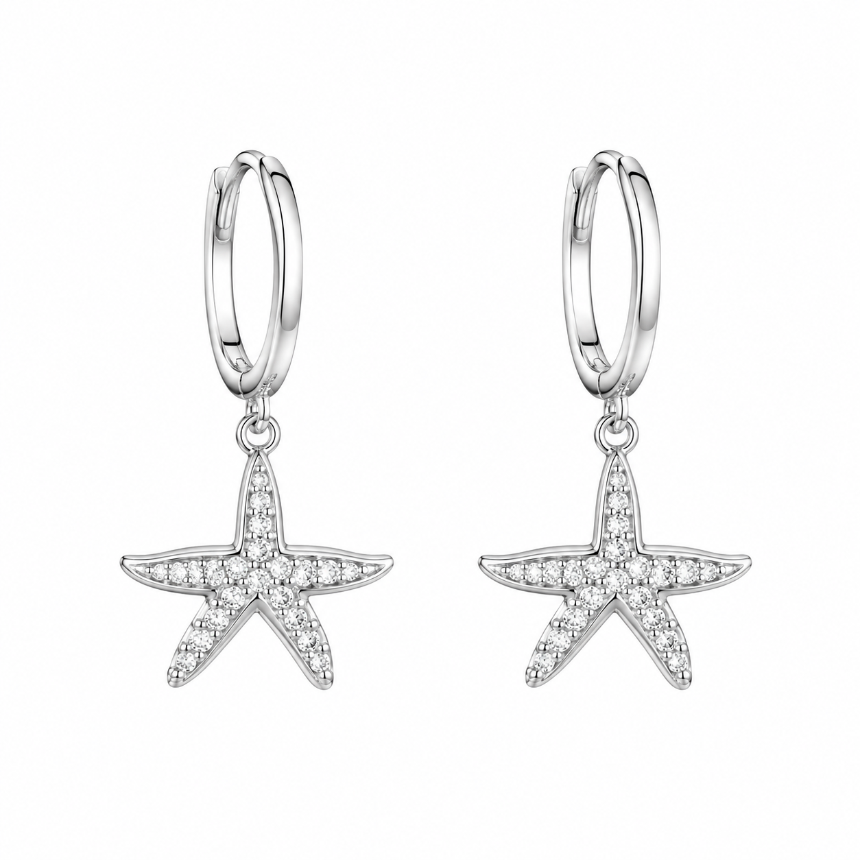 The Silver Baby Starfish Huggies