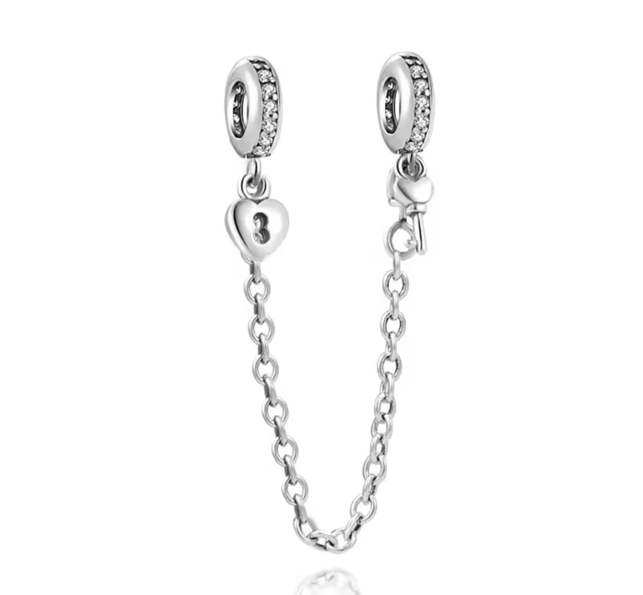 The Forever Locked On Safety Chain Charm