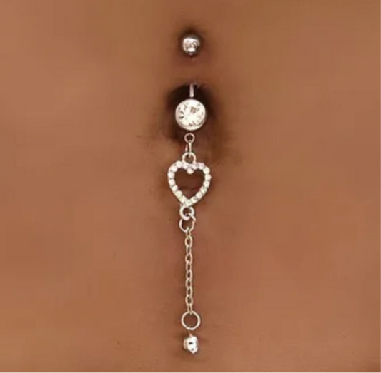 The Heartfelt Belly Piercing