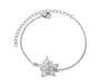 The Silver Dainty Sparkling North Star Bracelet