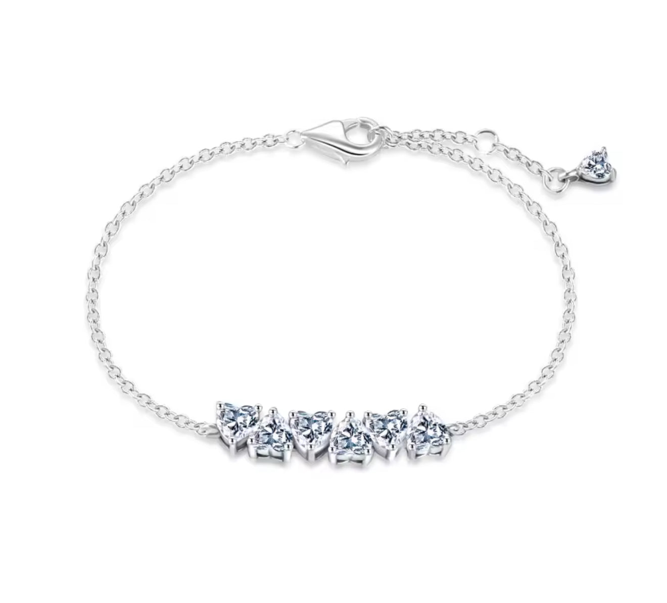 The Silver Sweetheart Gemstone Bracelet