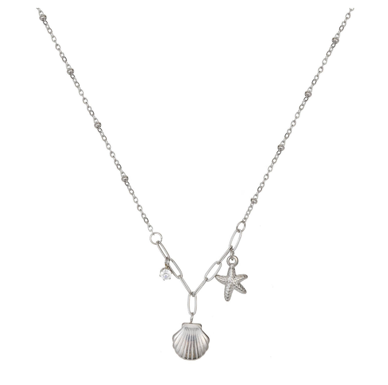 The Silver Mermaid’s Treasure Necklace