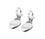 The Silver New York Forever Love Tif Huggies Earrings