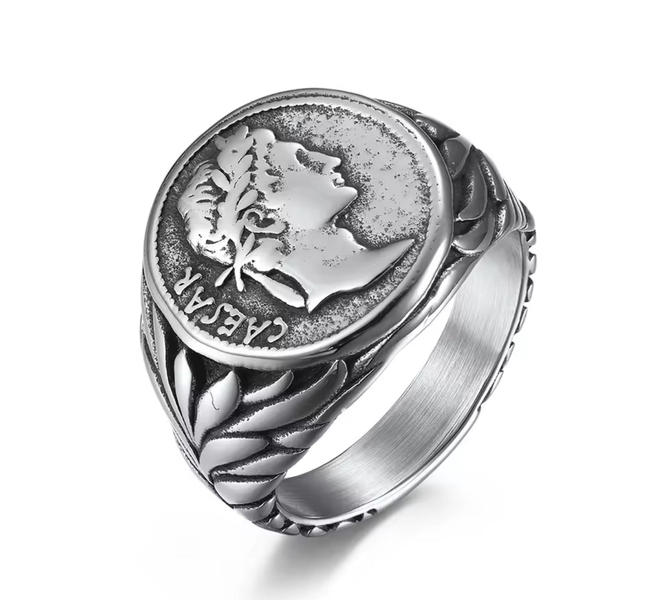 The Silver Imperial Heirloom Caesar Ring