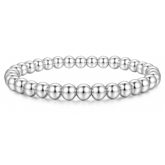 The Silver Bellá Beaded Bracelet