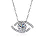 The Silver Seraphic Gaze Evil Eye Necklace