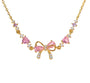 The Gold Magical Pink Bow Bracelet