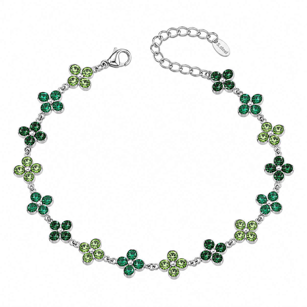 The Silver Sahara Clover Bracelet