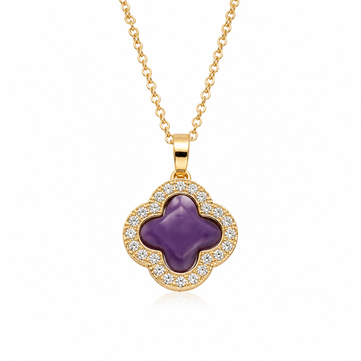 The Gold Anastasia Clover Necklace