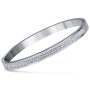 The Silver Sparkling Maddison Bangle