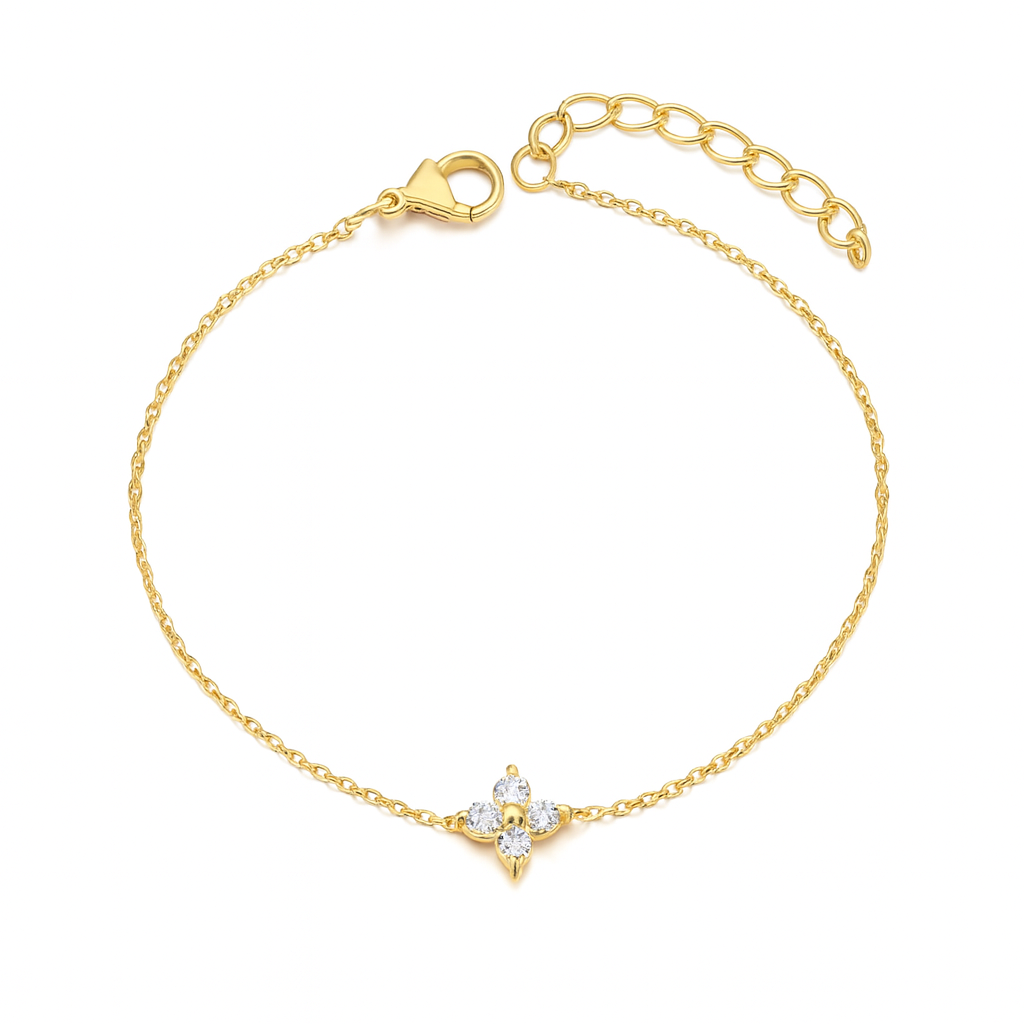 The Golden Luna Flower Bracelet