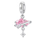 The Silver Cosmic Love Heart Charm