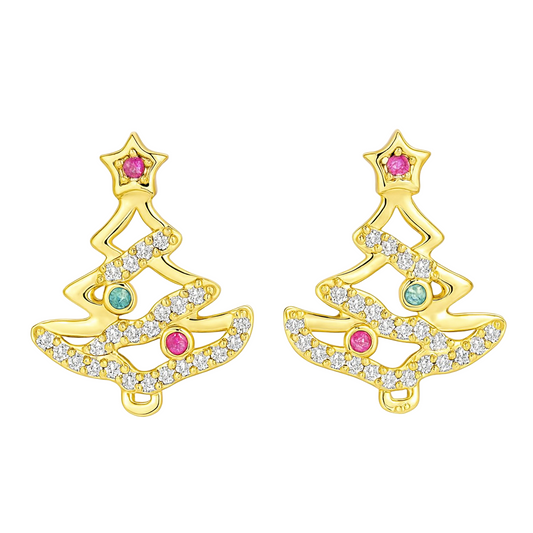 The Gold Enchanted Evergreen Earrings