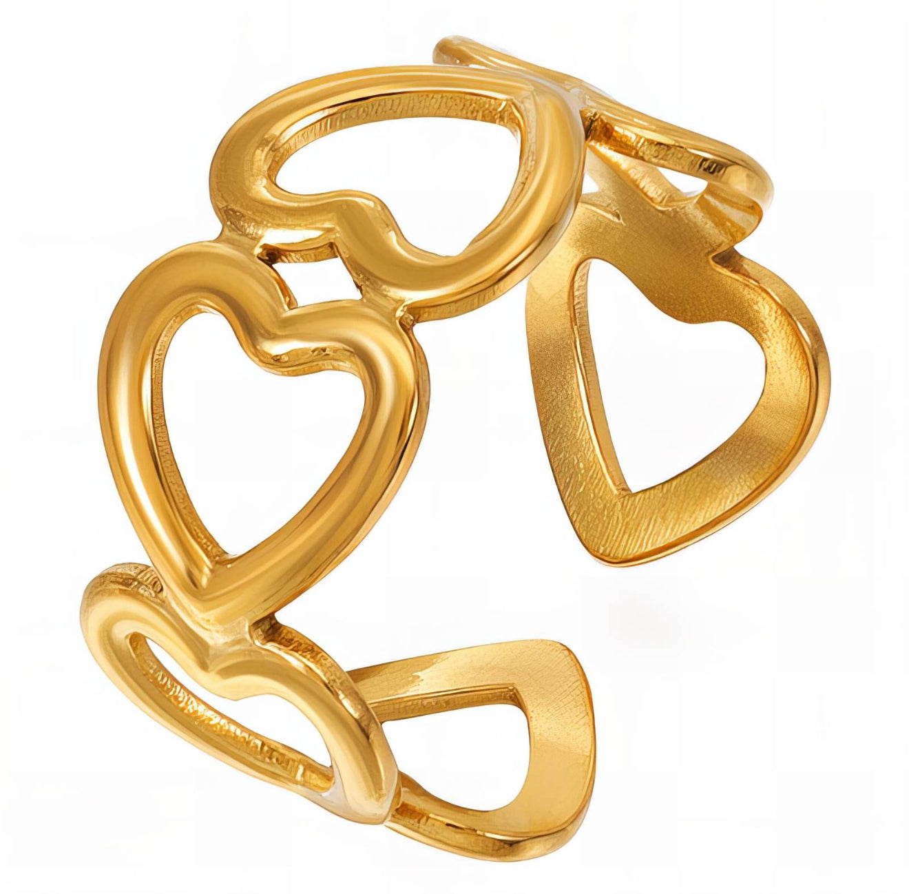 The Gold Sweetheart Halo Ring