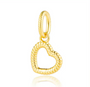 The Dangle Gold Heart Charm