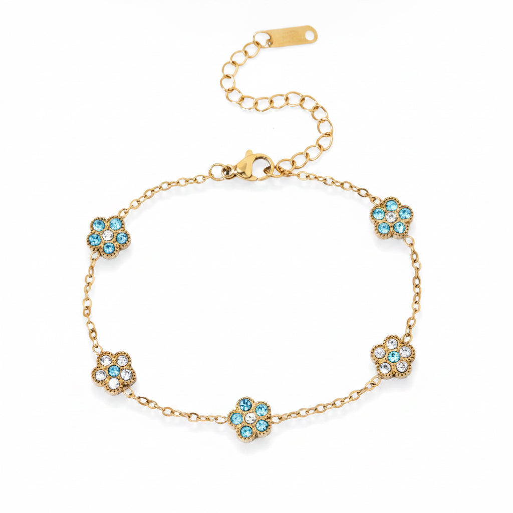 The Gold Meadow Flower Bracelet