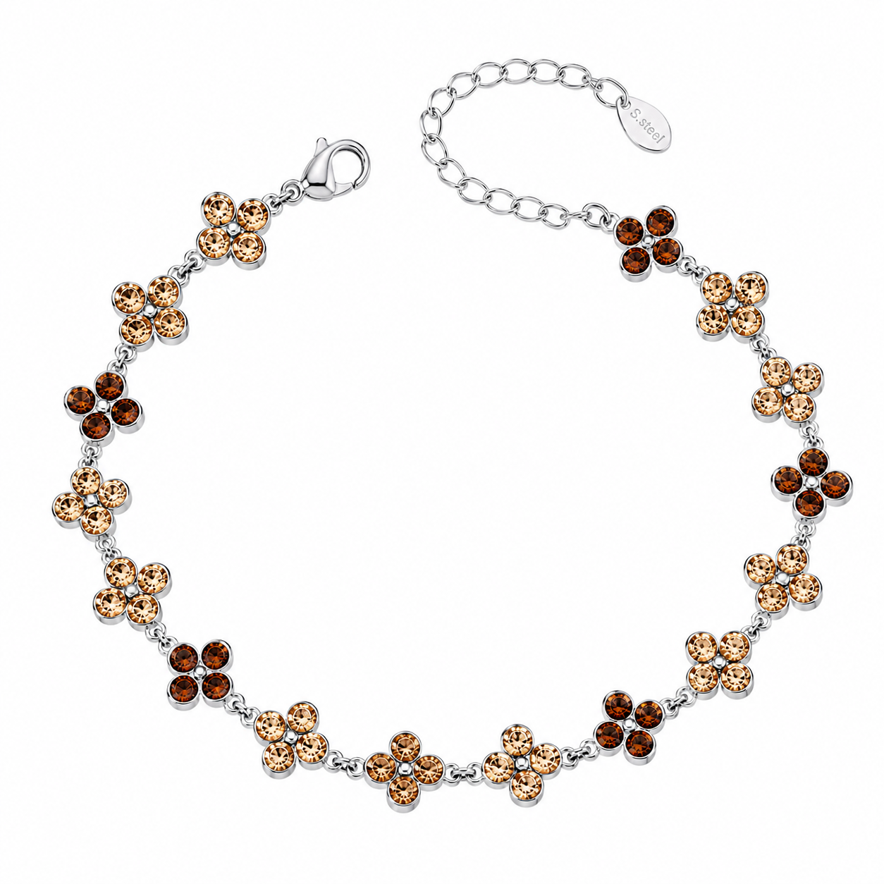The Silver Sahara Clover Bracelet