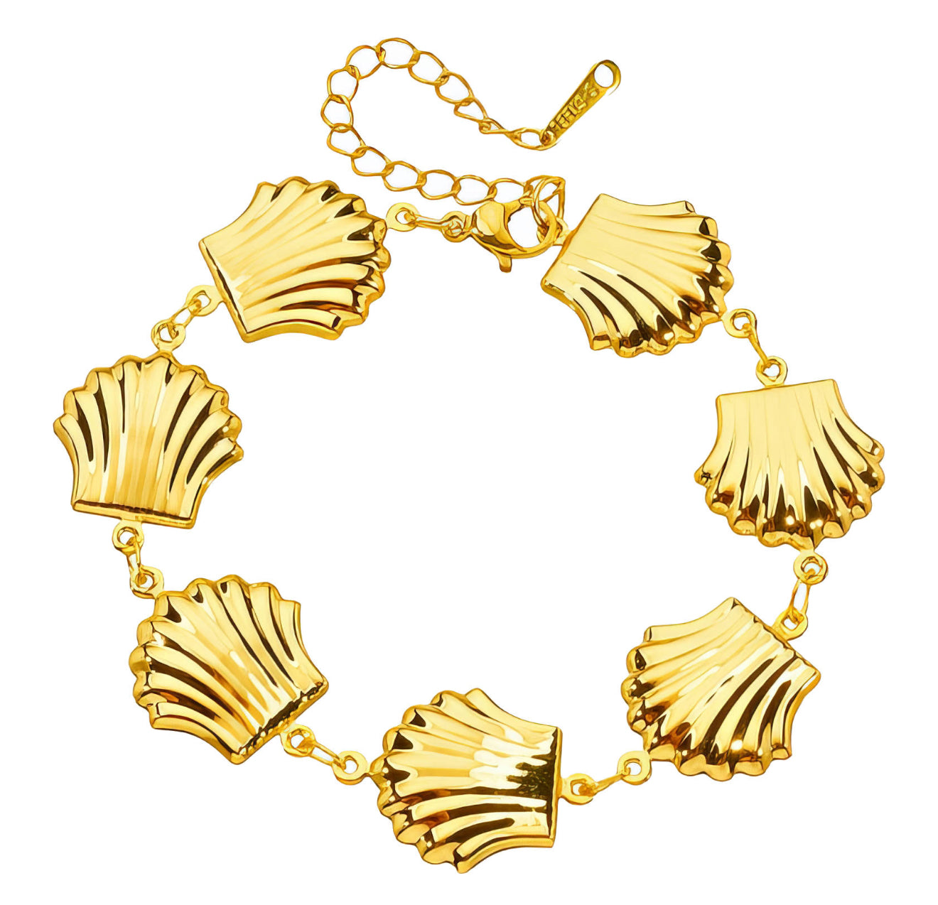 The Luxury Golden Seashell Strand Bracelet