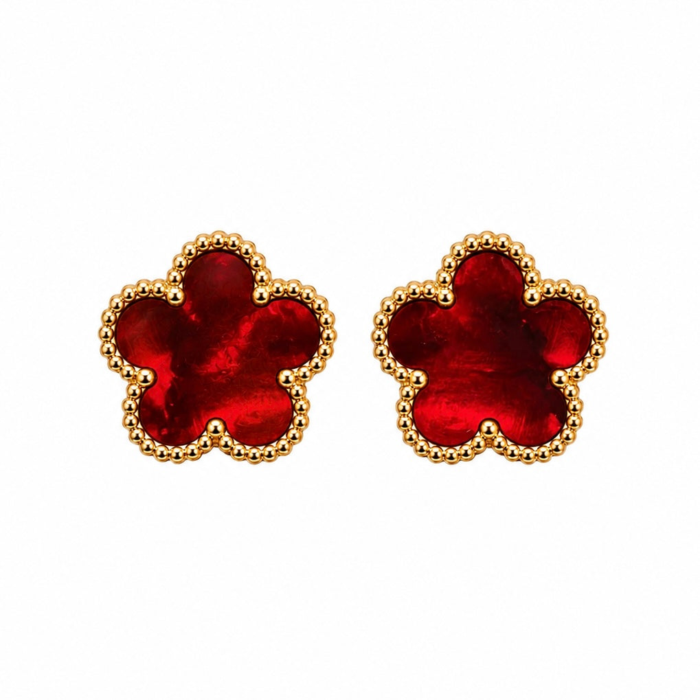 The Gold Amara Clover Studs