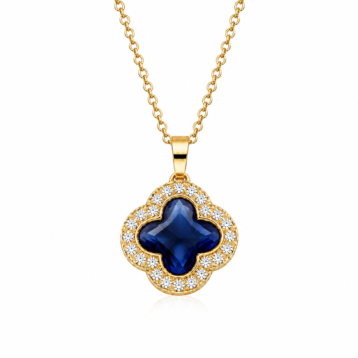 The Gold Anastasia Clover Necklace