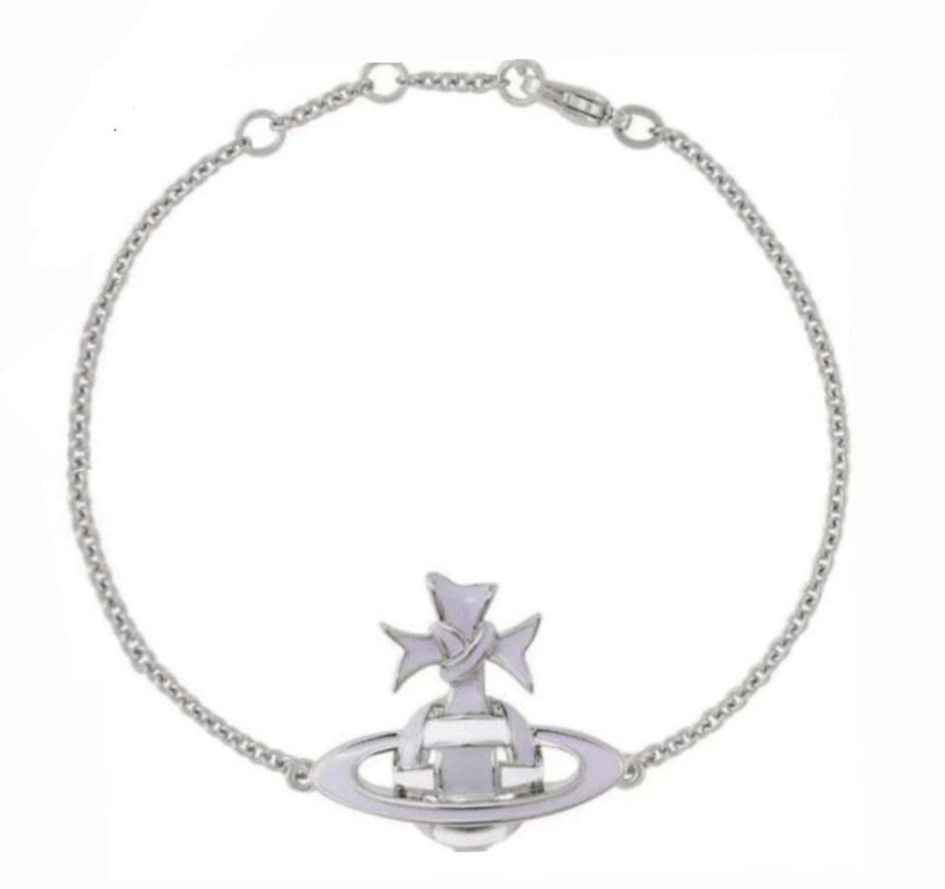 The Bubblegum Blue Saturn Planet Bracelet