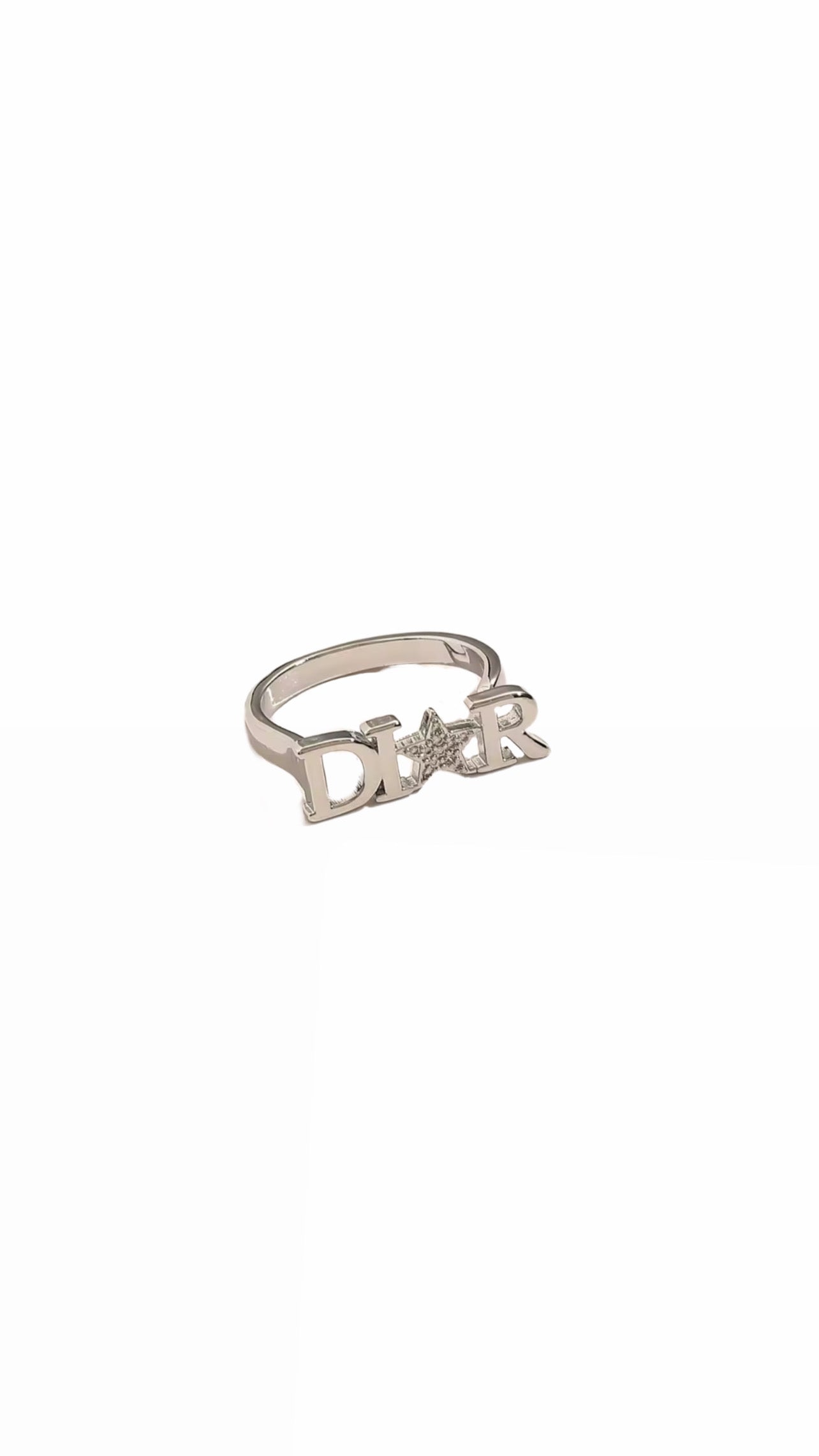 Silver Luxe Star Ring