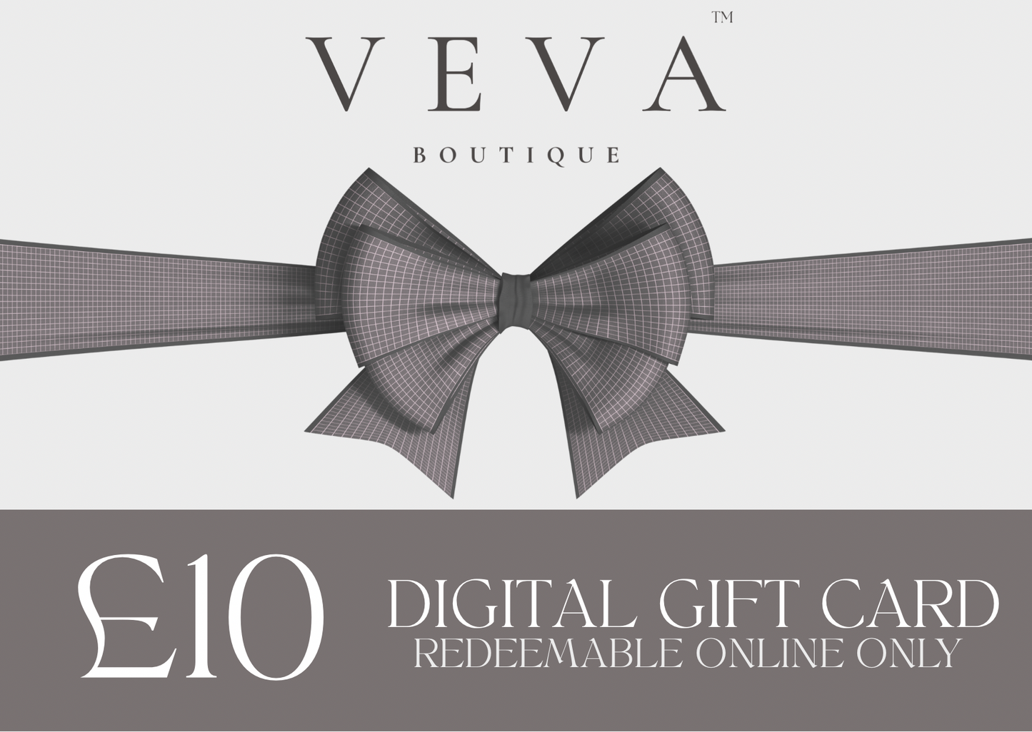 Veva Boutique Digital Christmas Gift Card