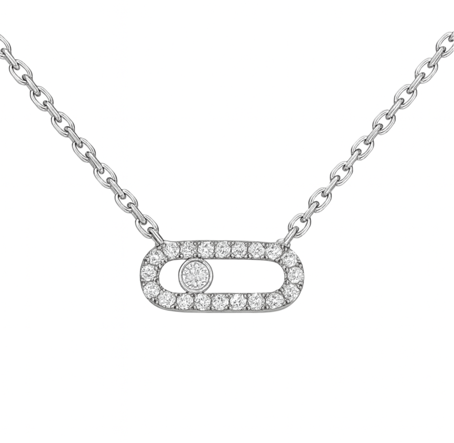 The Silver Radiance Link Necklace