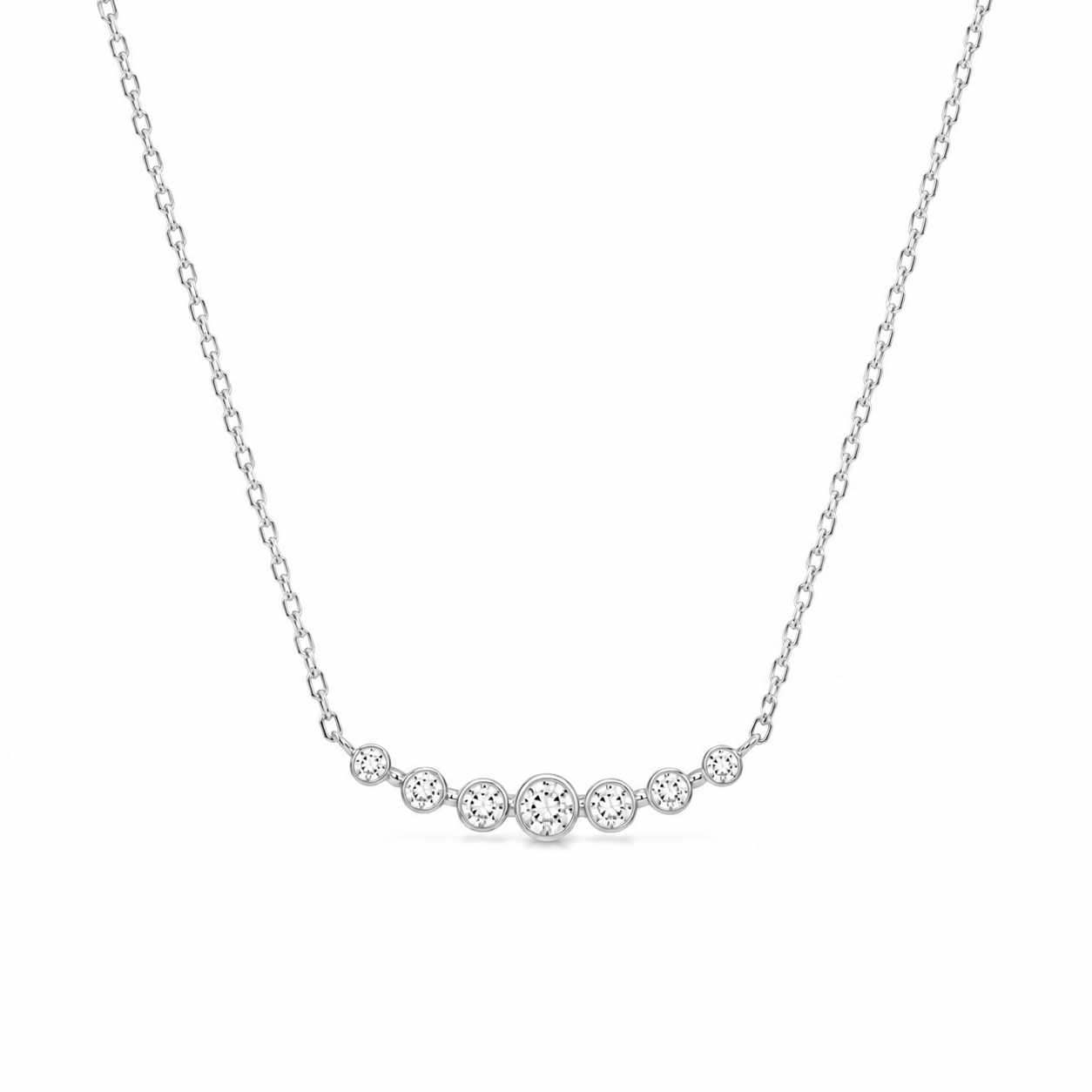 The Silver Élaris Diamond Necklace