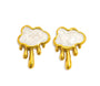 The Gold Cloud Stud Earrings