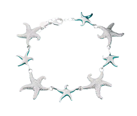 The Silver Starfish Bracelet