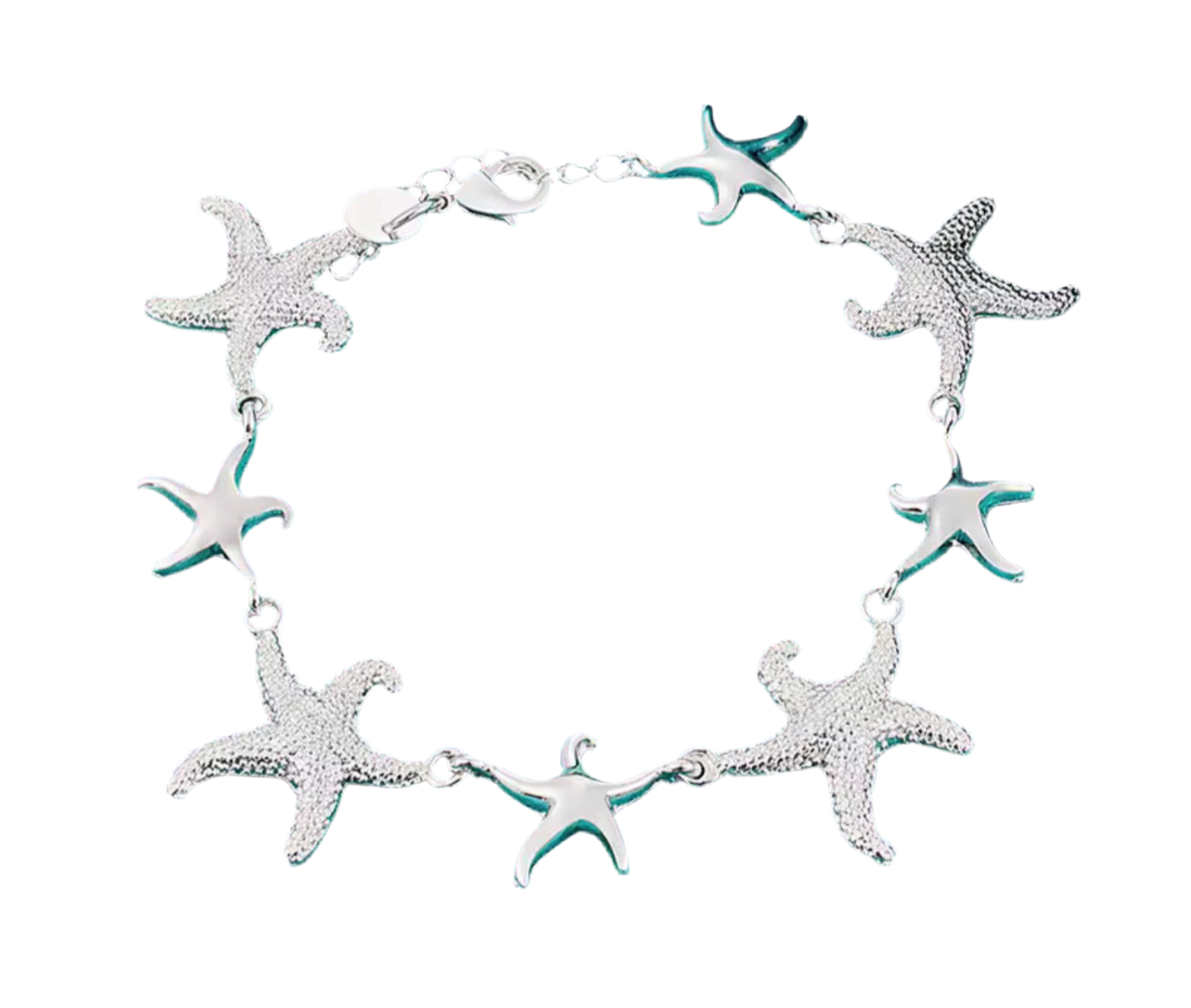 The Silver Starfish Bracelet