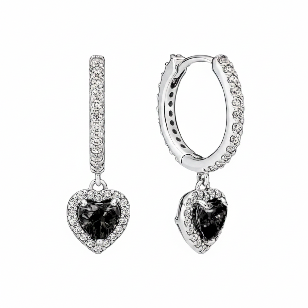 The Silver Celestial Heart Huggies