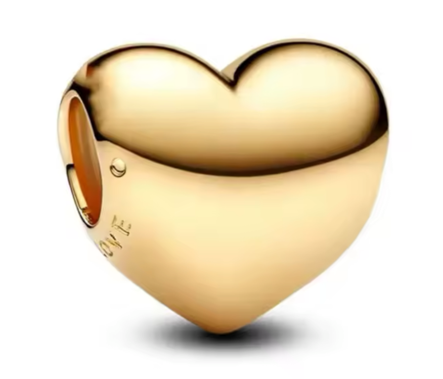 The Exclusive Golden Luxe Heart Charm