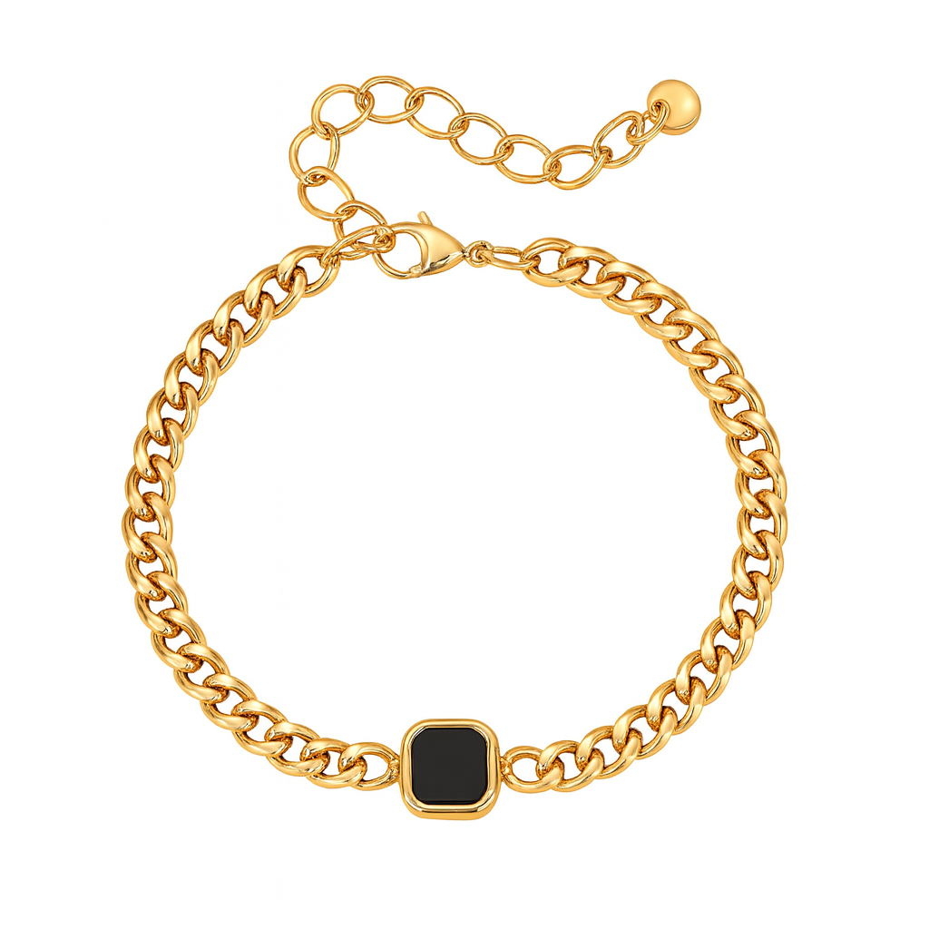 The Gold Anchor Chain Bracelet
