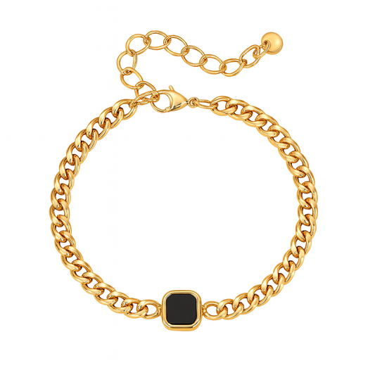 The Gold Anchor Chain Bracelet