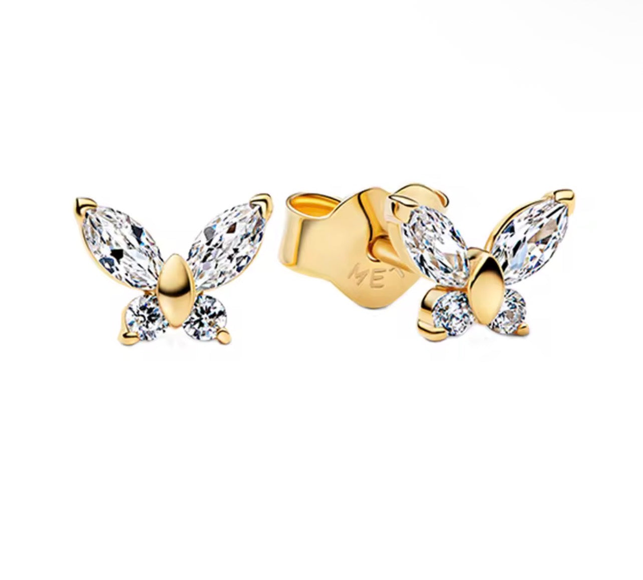 The Gold Butterfly Dreams Studs