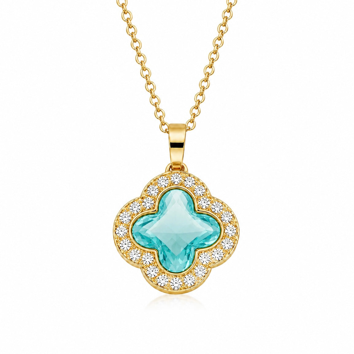 The Gold Anastasia Clover Necklace
