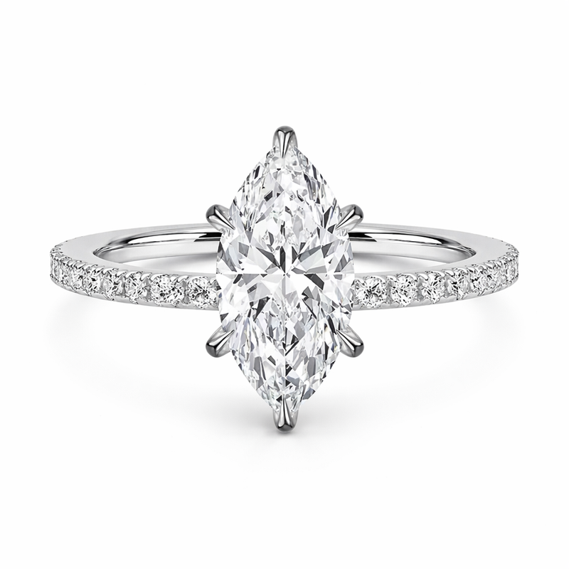 The Silver Éternité Promise Ring