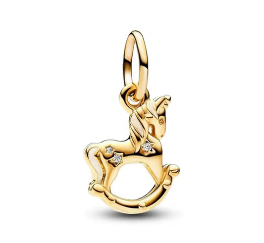 The Luxe Golden Seesaw Charm