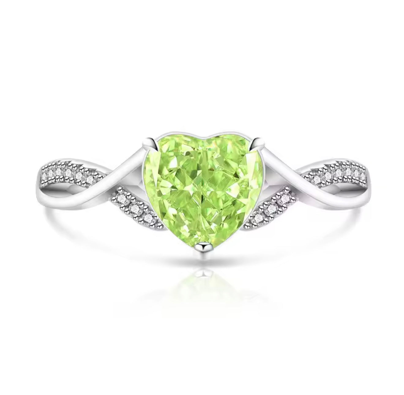 The Estrianà Heart Infinité Adjustable Ring