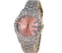 The Pink Face Bling Watch