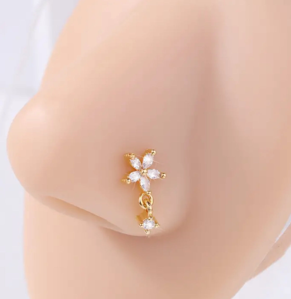 The Gold Butterfly Nose Stud